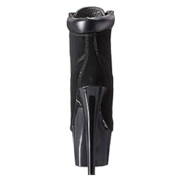 Ellie Shoes Faith Stripper Boots, Black, New - Picture 3 of 6